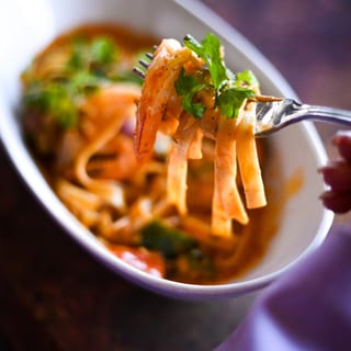 Spicy Shrimp Pasta - Dinner